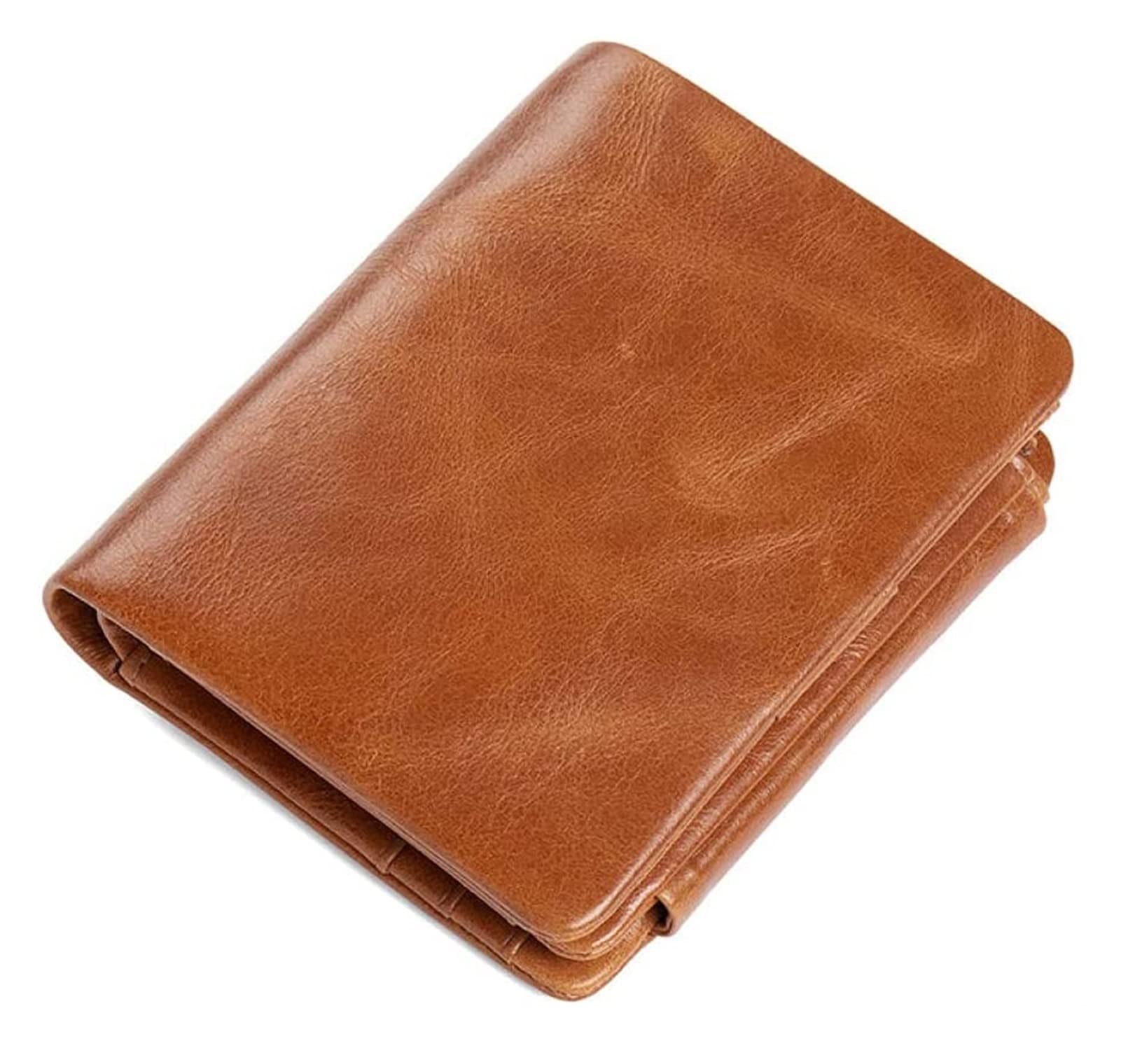 【margera1110】\"TV man wallet\" Amazon.com: GE MARK Mens Leather Wallet with Money Clip - ID